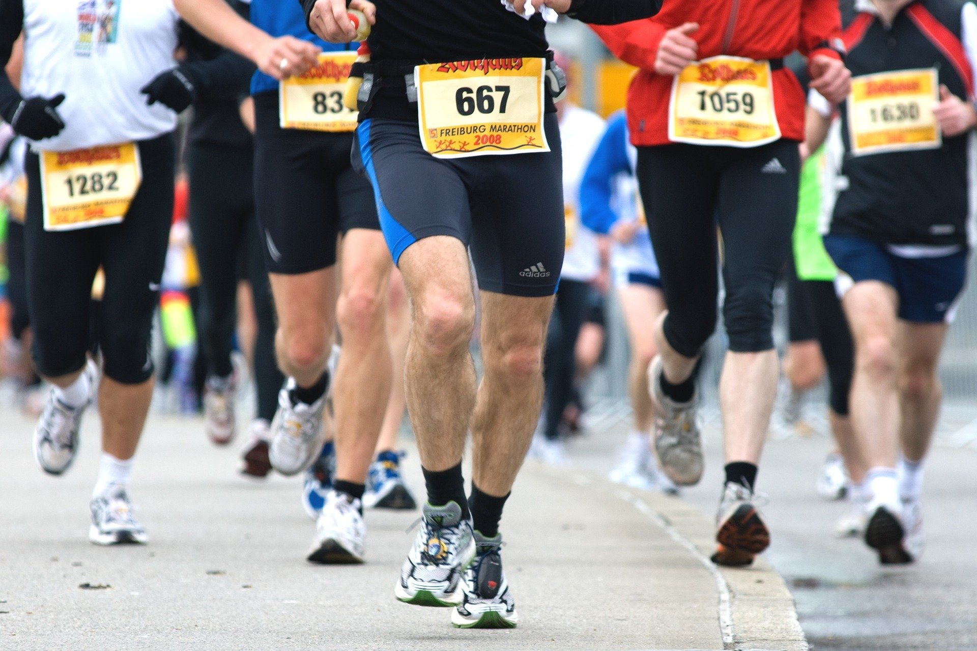 É como na corrida de São Silvestre