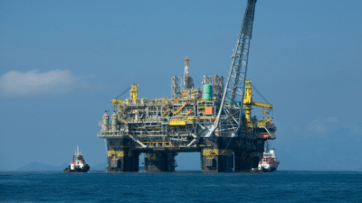 Plataforma petrolífera da Petrobras