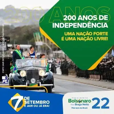Anúncio patrocinado pelo PL nas redes / Reprodução