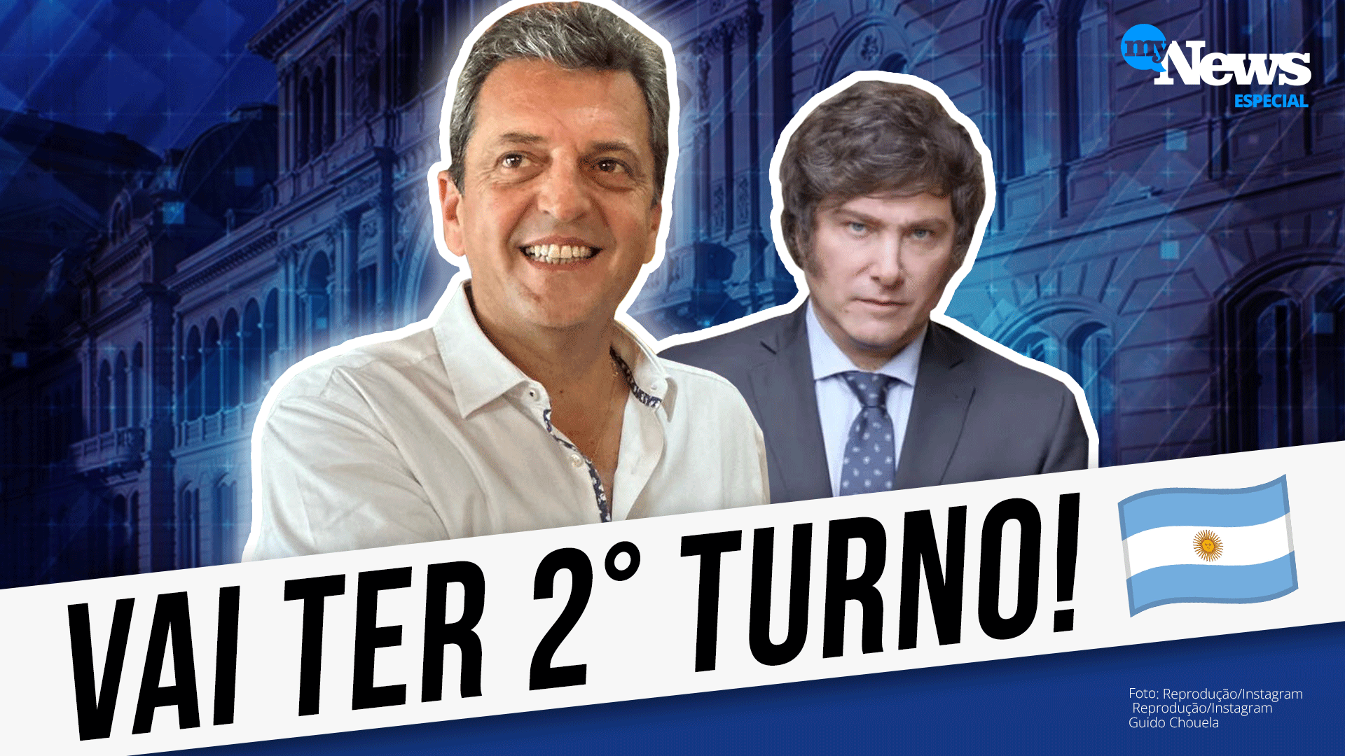 Surpresa: Sergio Massa larga na frente de Milei na Argentina com mais de 36% e confirma 2° turno!