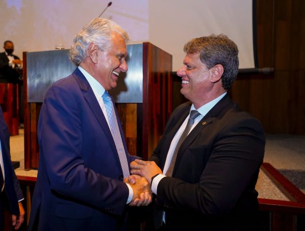 Ronaldo Caiado estará ao lado de Tarcício de Freitas na disputa em São Paulo