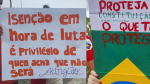 Estudantes vão às ruas de Copacabana em defesa de Lula e da educação