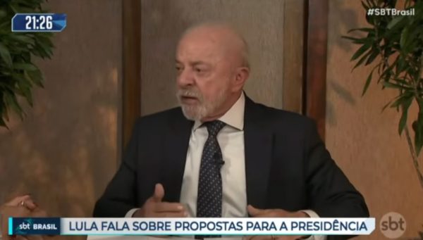 No SBT, Lula fala sobre propostas para tratamento de câncer