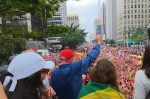 Em último ato, Lula desfila com apoiadores e lota Avenida Paulista